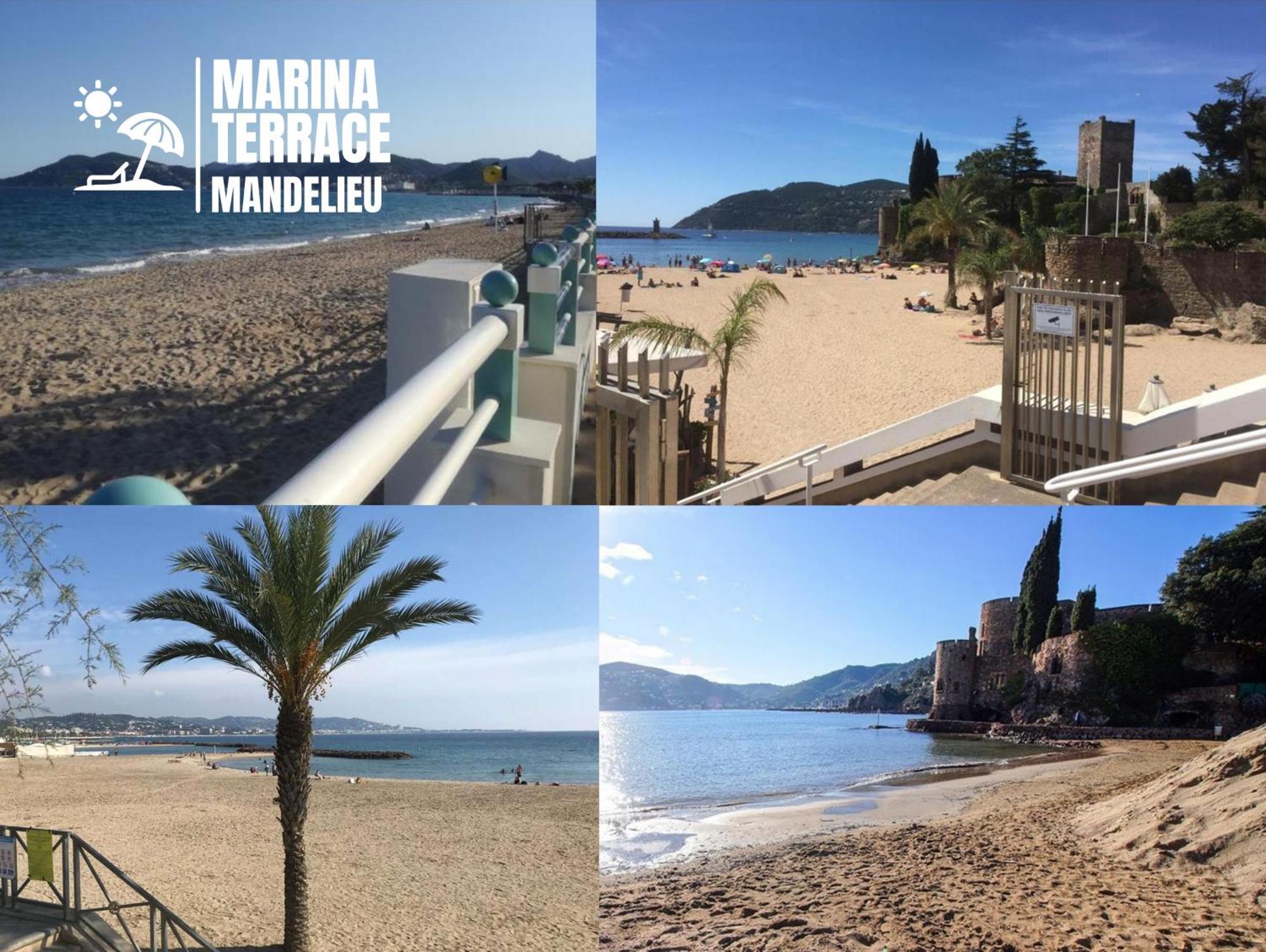 Ferienwohnung Marina Terrace Mandelieu Exterior foto