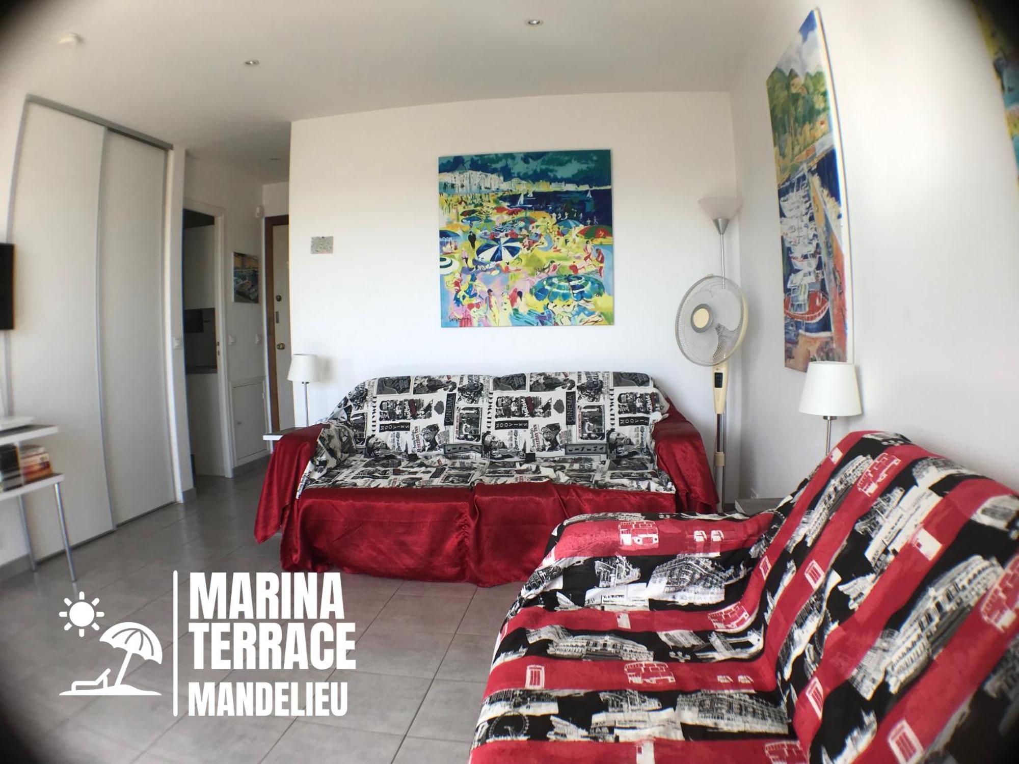 Ferienwohnung Marina Terrace Mandelieu Exterior foto